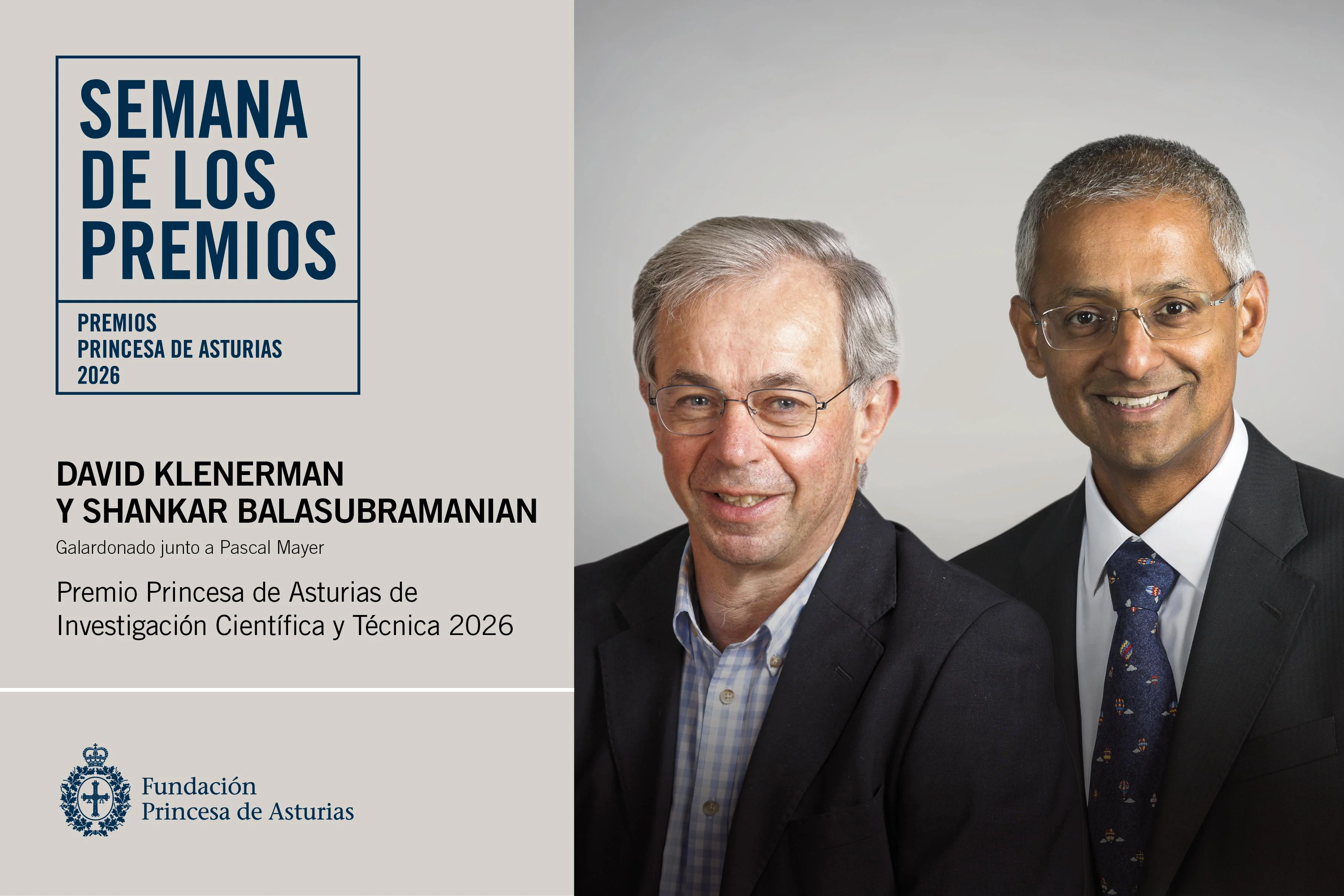 David Klenerman y Shankar Balasubramanian