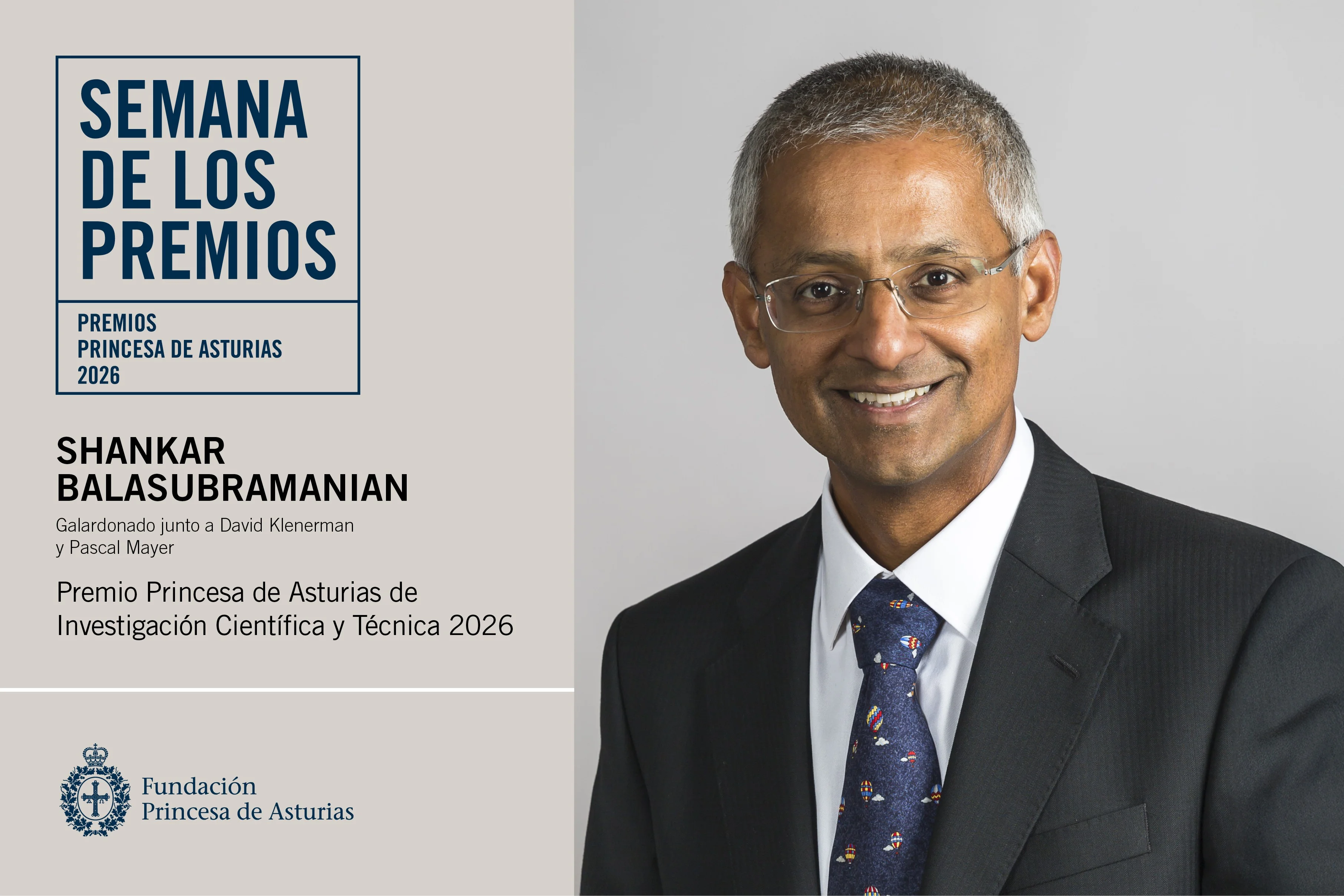 Shankar Balasubramanian 2026